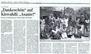 Neue Presse Coburg 29.3.2007